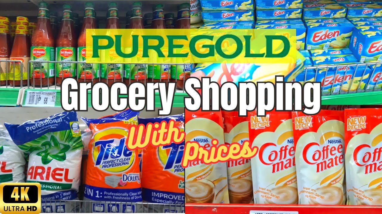 PUREGOLD Grocery Shopping with Prices