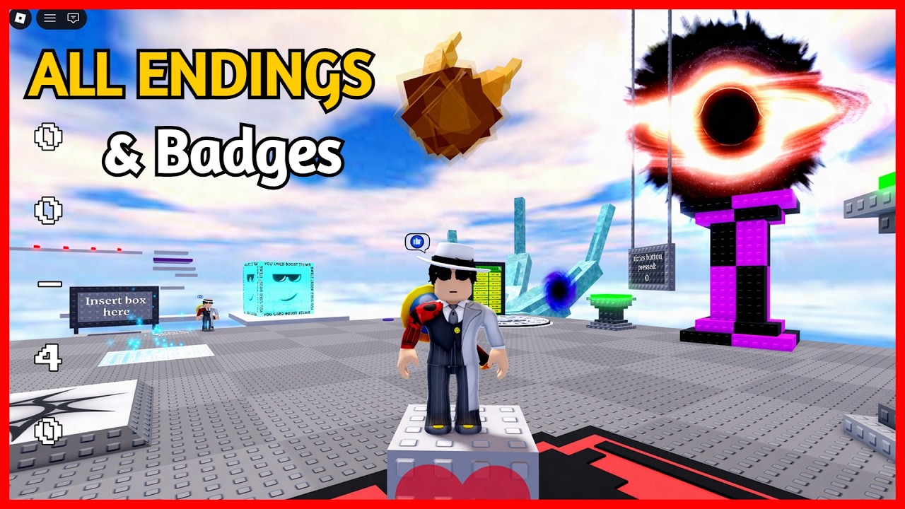 1 Minute Until Global Catastrophe ALL ENDINGS and BADGES (Roblox)