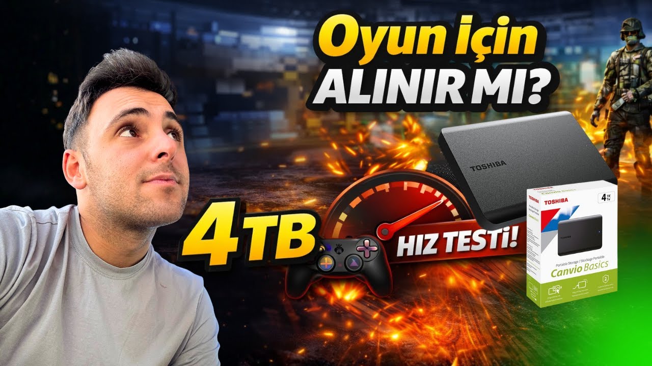 Стоит ли покупать Toshiba Canvio Basics 4TB для игр? | Распаковка и тест скорости