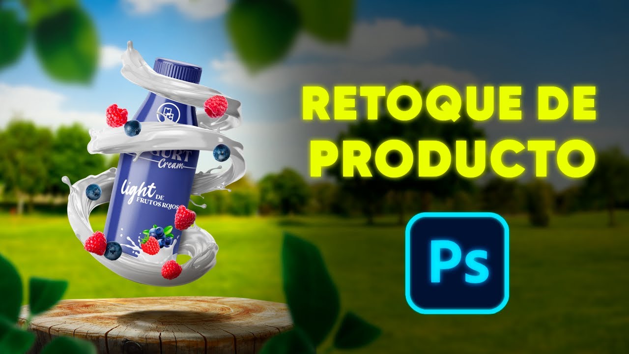 crea este RETOQUE DE PRODUCTO publicitario en PHOTOSHOP | Photoshop Tutorial