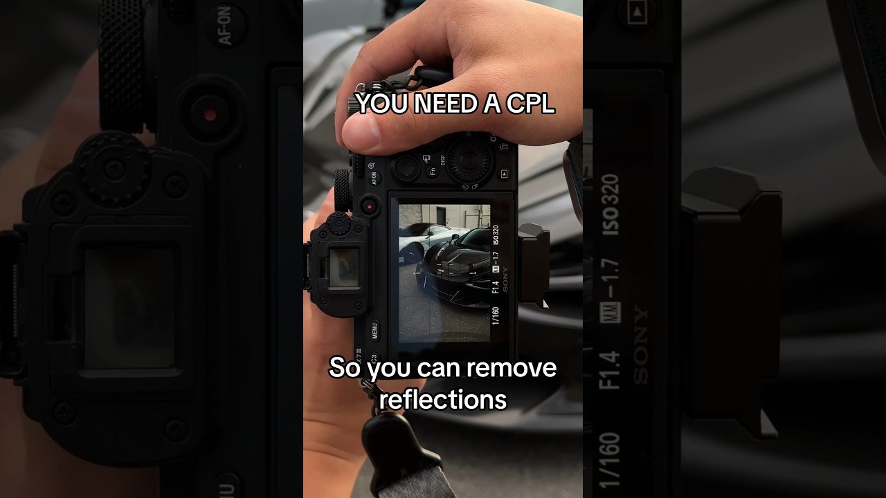 You NEED a CPL for car photos! (Circular Polarizer)
