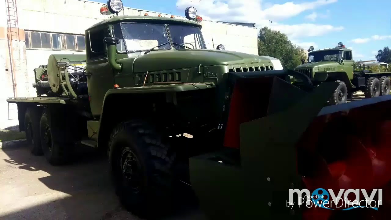 Первоначальный запуск аэродромного снегоуборочного автомобиля дэ226