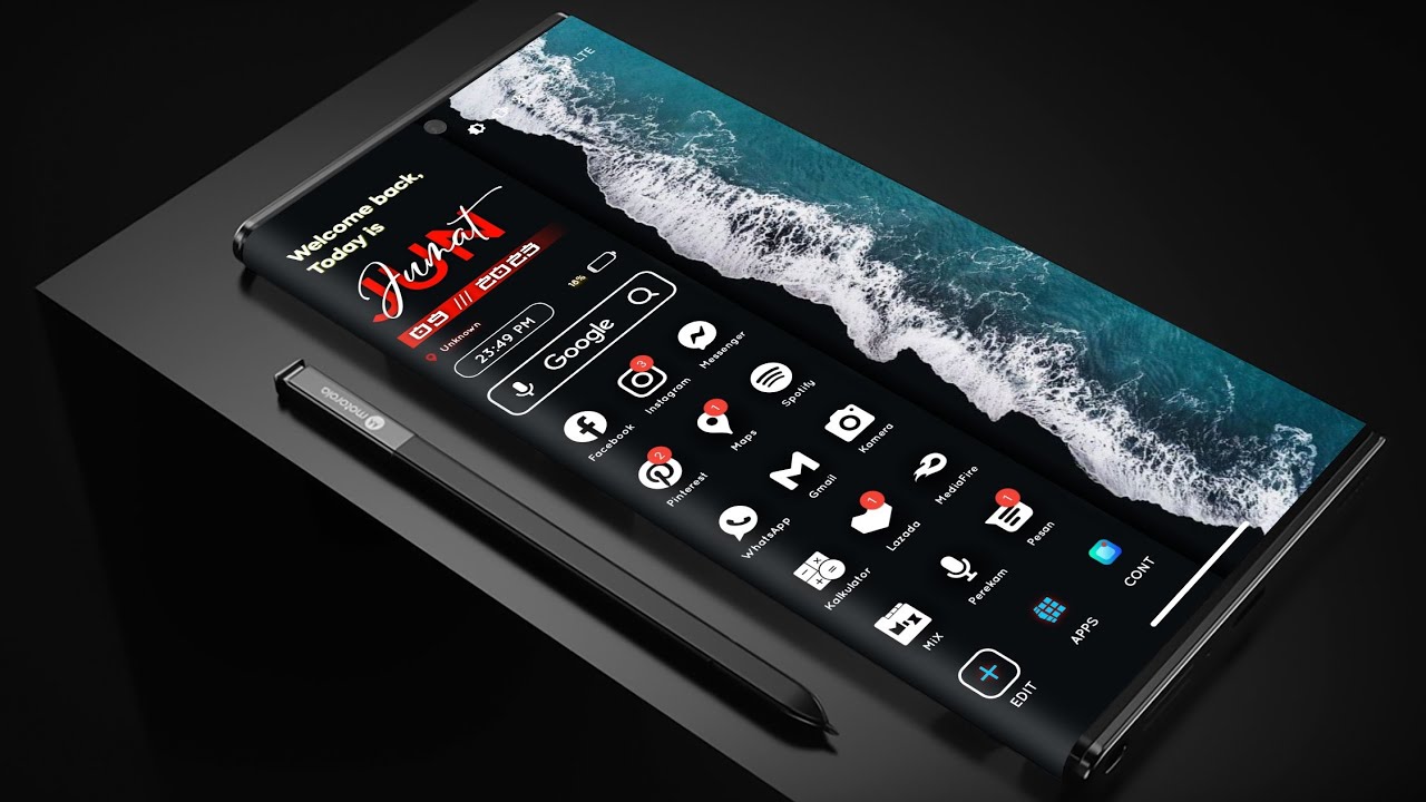 Tema Hp Keren Simple Elegant Pantai Abies Untuk Semua Android🔥
