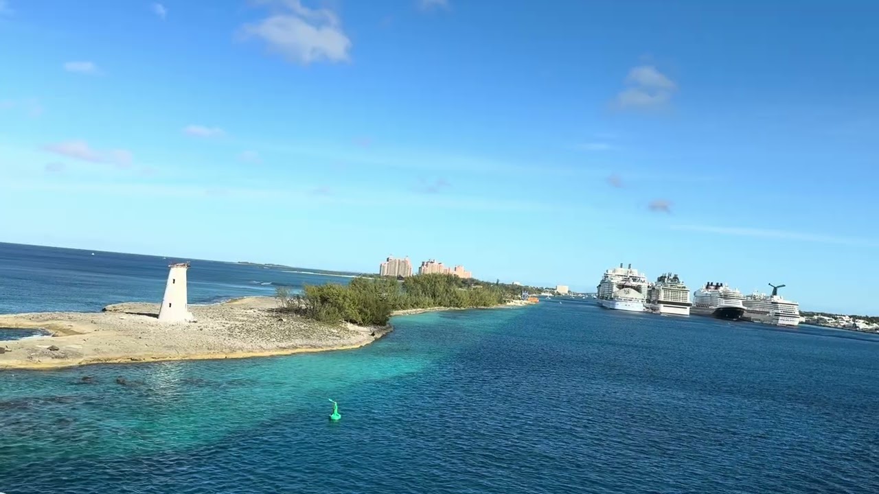 MSC Grandiosa leaving from Nassau, view from my back balcony January 14, 2026 