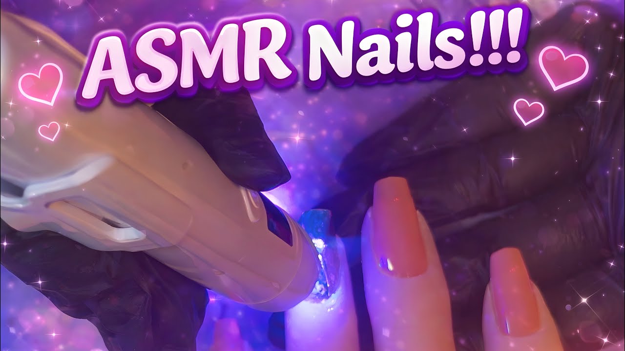 Calming Nail Art ASMR 🌙 Fall Asleep Fast