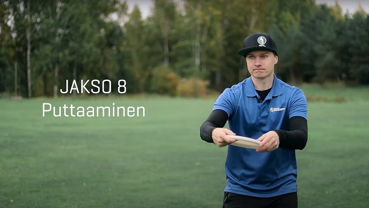 Suomen frisbeegolfliitto - Ohjaaja 1-koulutusvideot - Osa 8 - Frisbeegolfin puttaamisen tekniikka