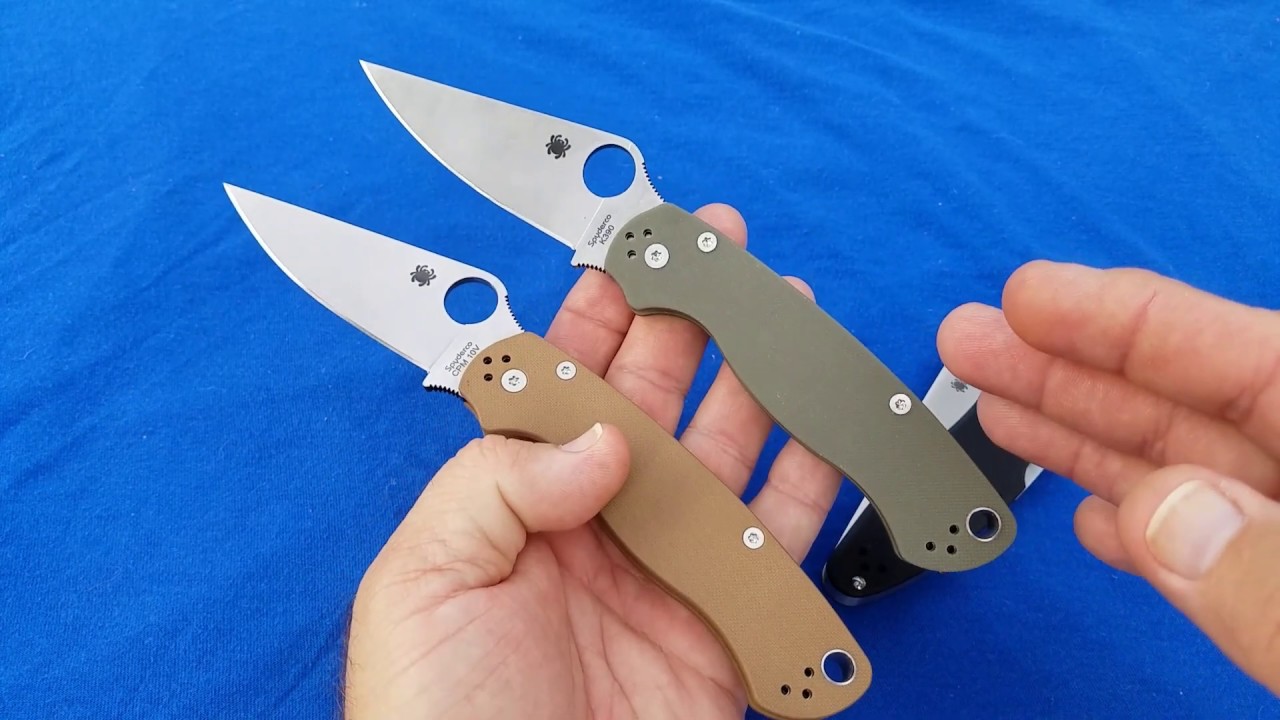 Spyderco 10V PM2 vs K390 PM2 and Police, is the hype real or will K390 rise to victory?