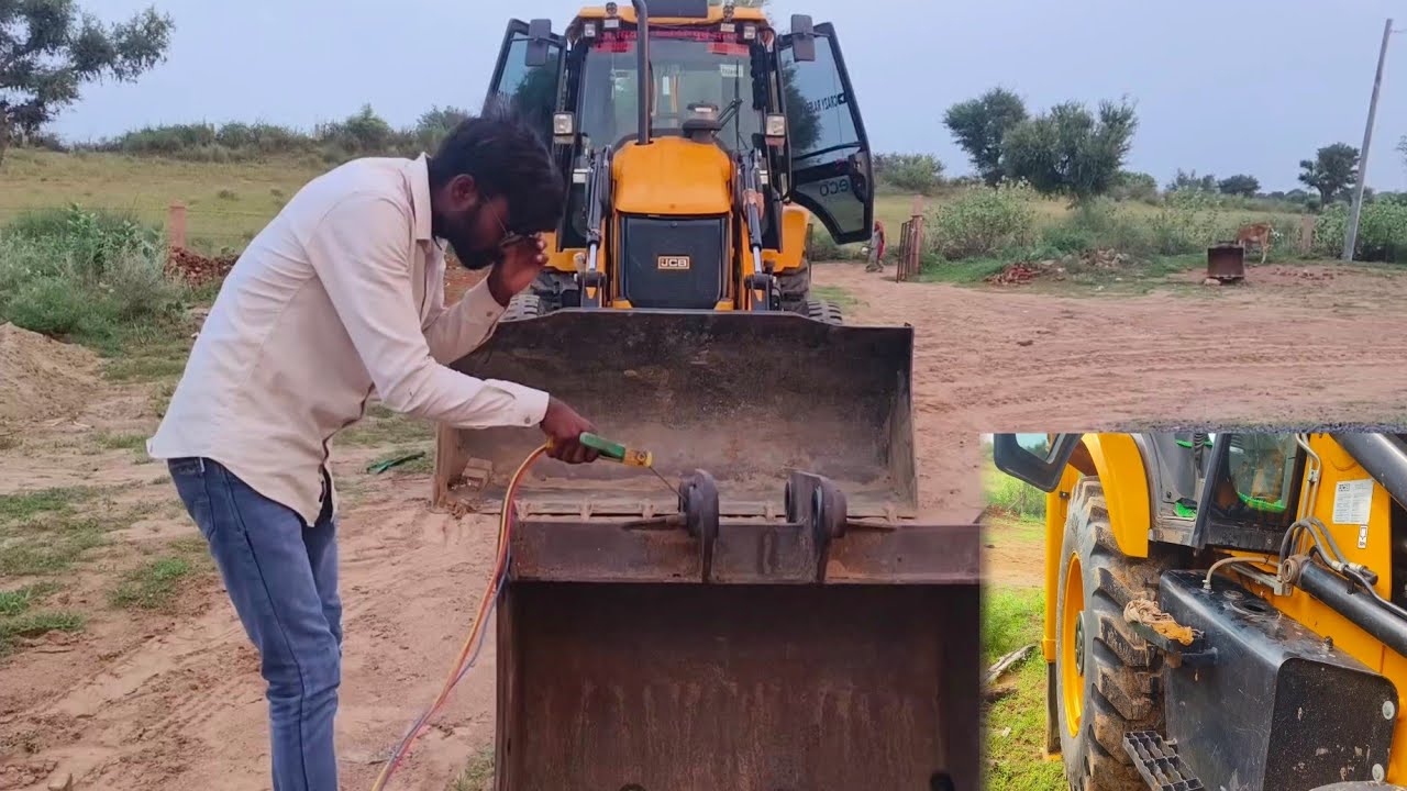New Jcb Ka Deasel Tank Kholna Pada 🔥 || Jcb Bucket Me Bush Kese Dale || Jcb Tractor 🚜 Video