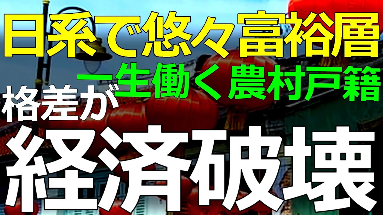 社会 経済）2026-01-28 現役でも格差！老後も格差！これが中国経済に与える悪影響は底知れない！