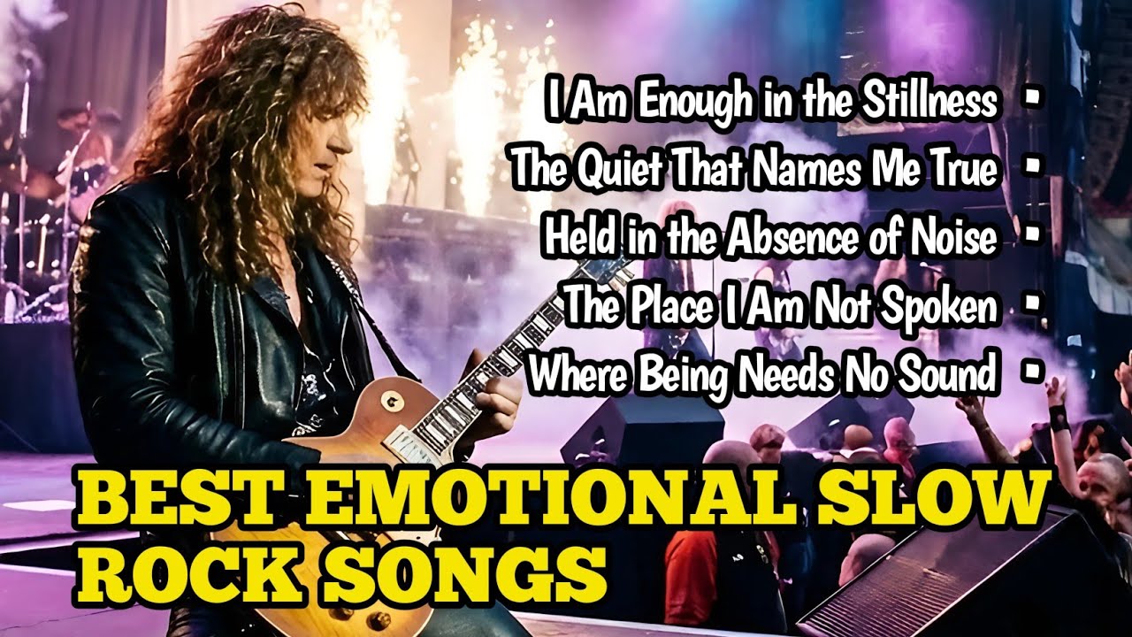 Best Emotional Slow Rock Song | Relaxing, Dramatic & Melancholic Rock Ballads