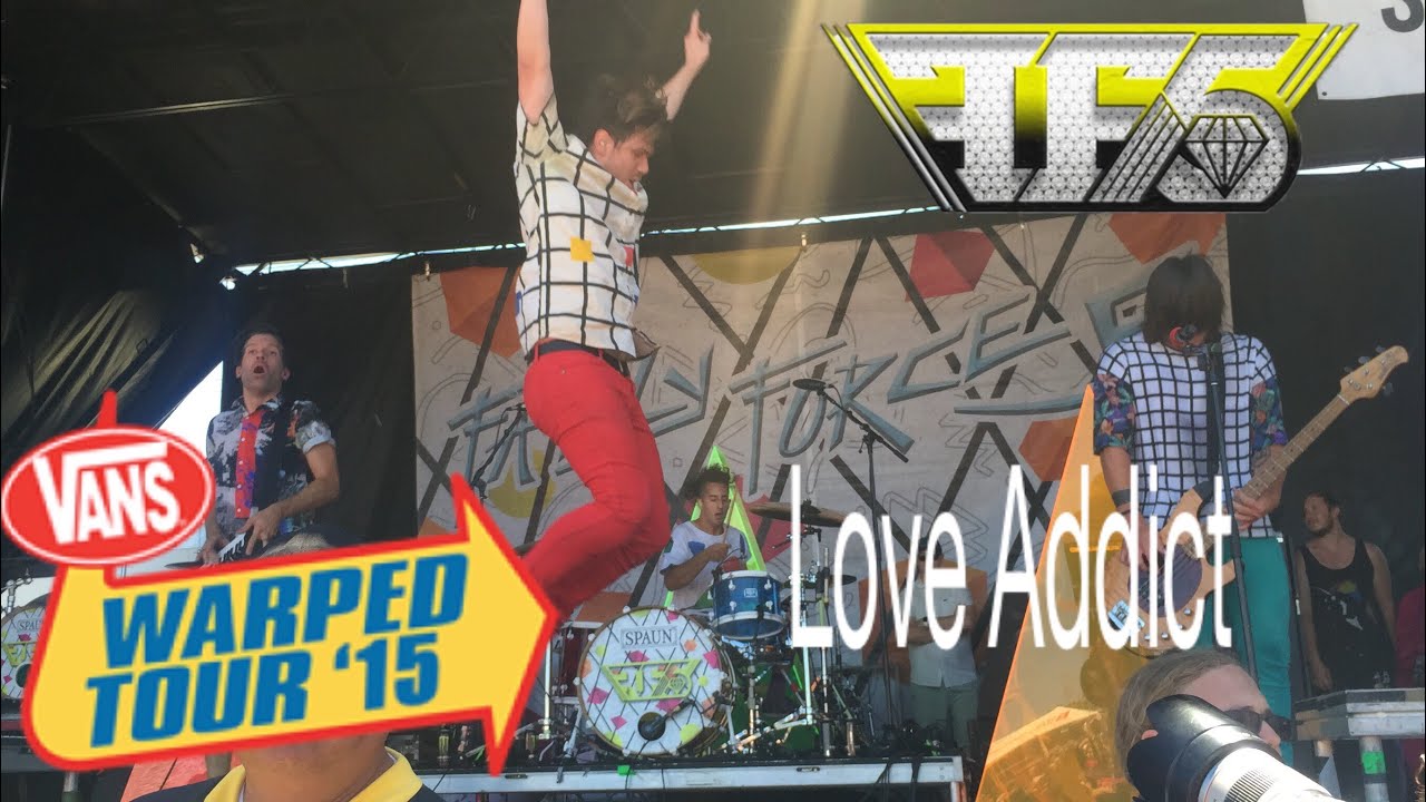 Family Force 5 - Love Addict - Vans Warped Tour - San Diego, CA 8/5/15