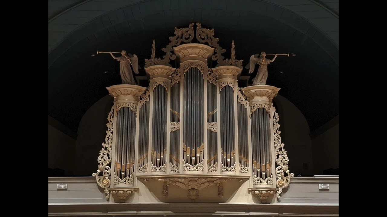 Alle Menschen müssen sterben  BWV 643 JS Bach. Jan Dekker Naber Orgel Grote Kerk Sliedrecht.