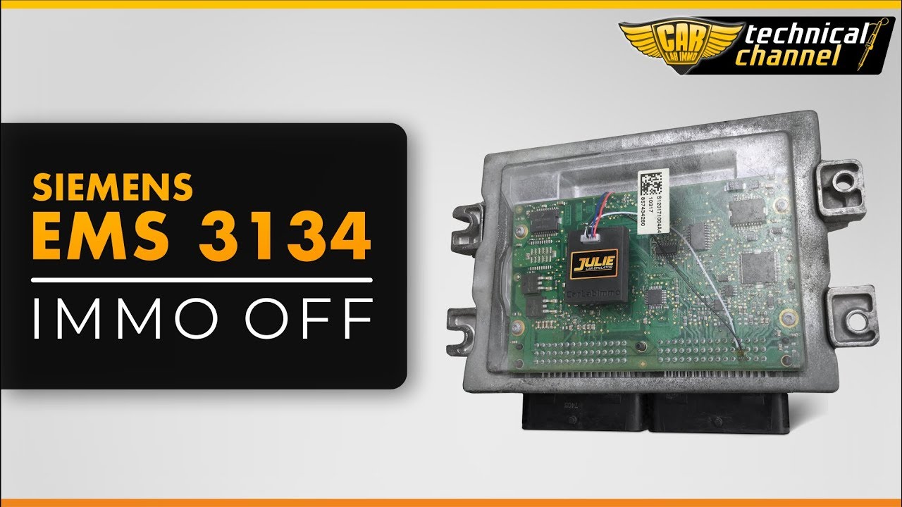 Siemens EMS 3134 (Renault) IMMO OFF | Julie Emulator | CarLabImmo