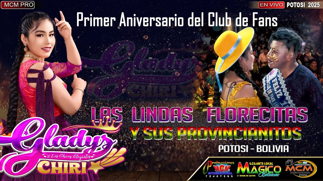 GLADYS CHIRI EN VIVO POTOSI 2025 - 1er Aniversario de su Club de Fan [MCM Producciones]