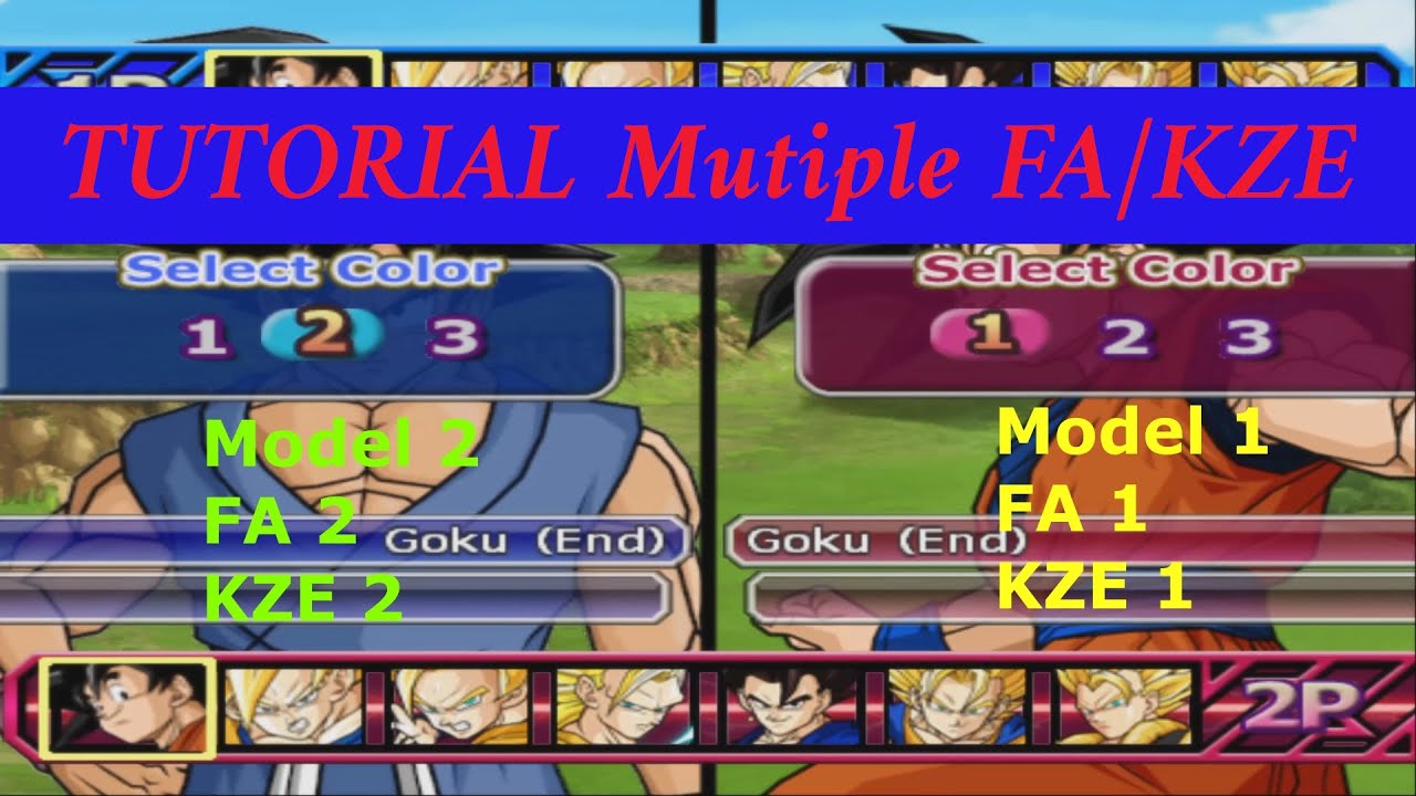 [DEPRECATED] Tutorial: Different FAs and KZEs for each character outfit | Tenkaichi 3