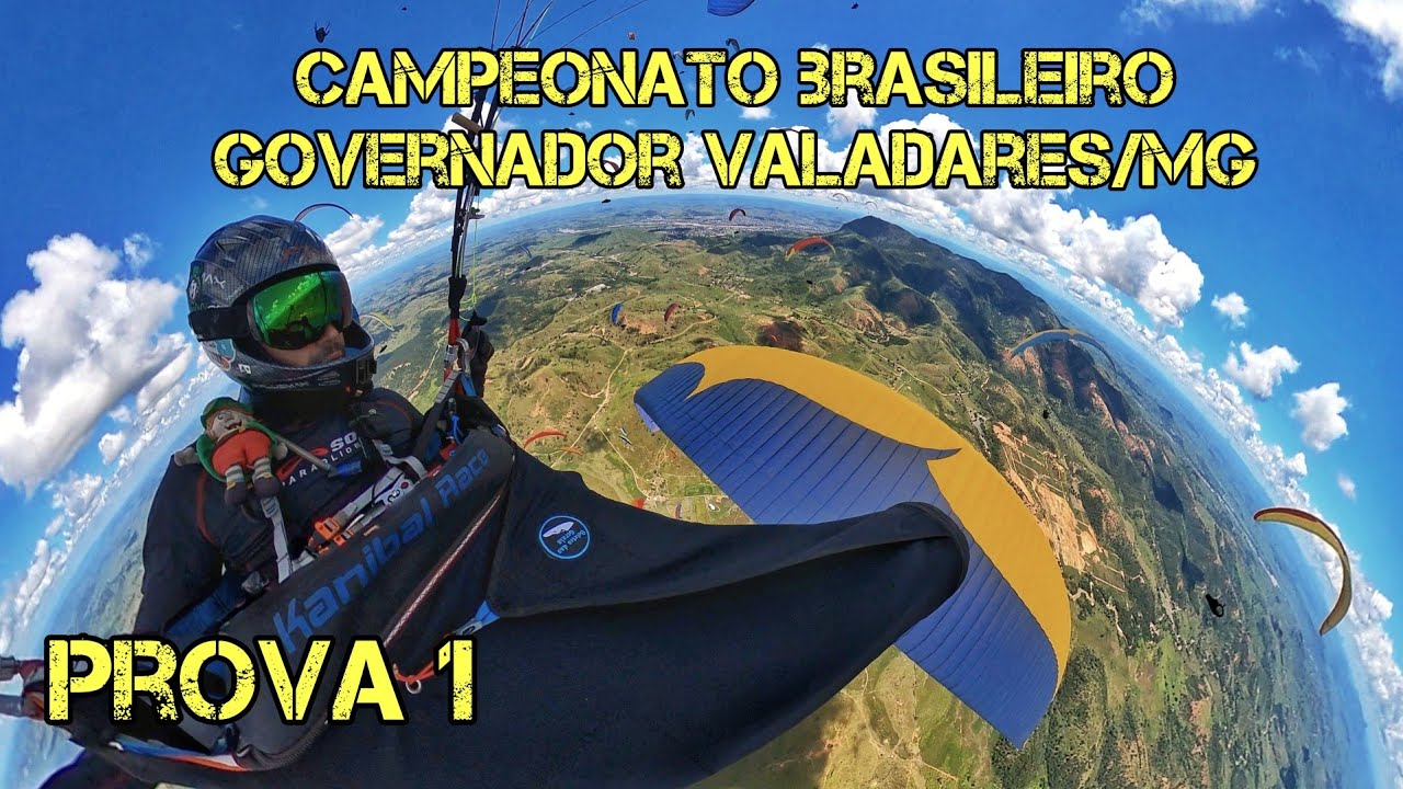 Prova 1 - Campeonato Brasileiro de Parapente 2022 - Governador Valadares MG