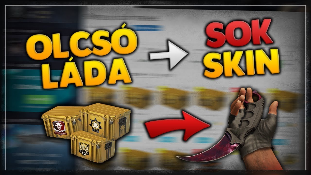 HOGYAN CSINÁLJ LÁDÁKBÓL SKINEKET?