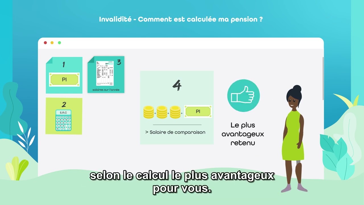 Invalidité : « Je travaille, comment est calculée ma pension ? »