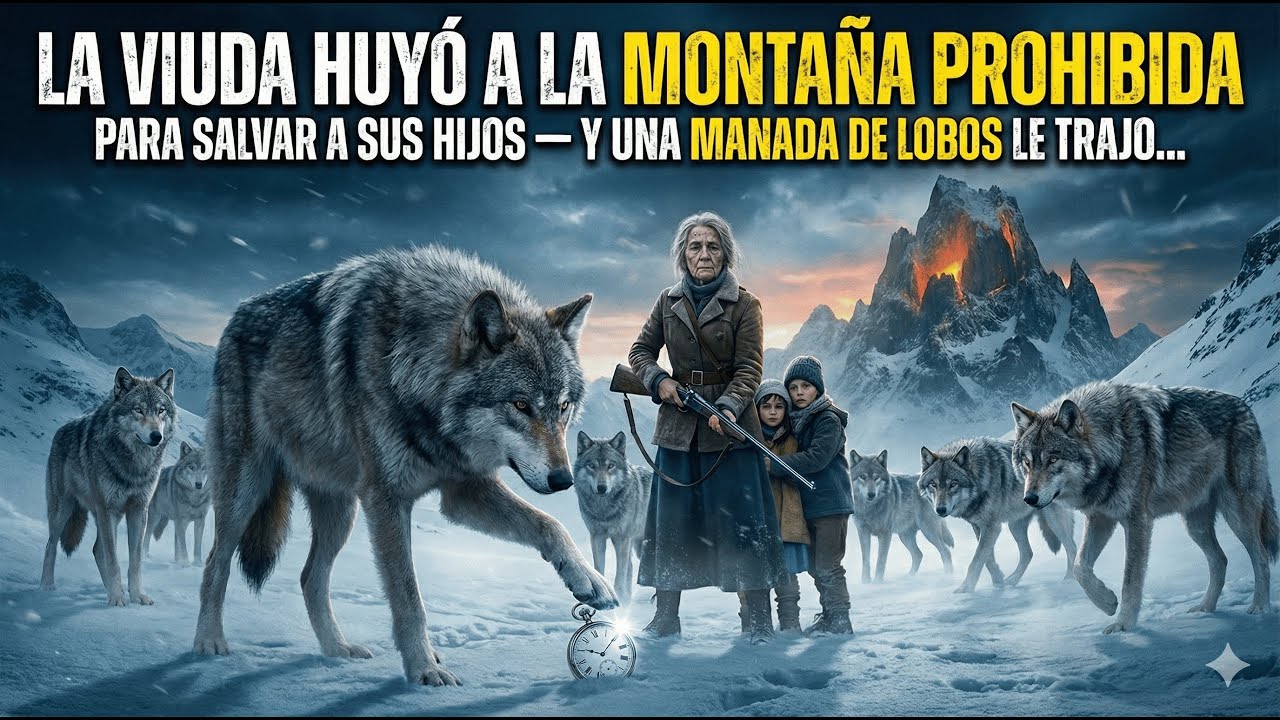 La Viuda Huyó A La Montaña Prohibida Para Salvar A Sus Hijos — Y Una Manada De Lobos Le Trajo...