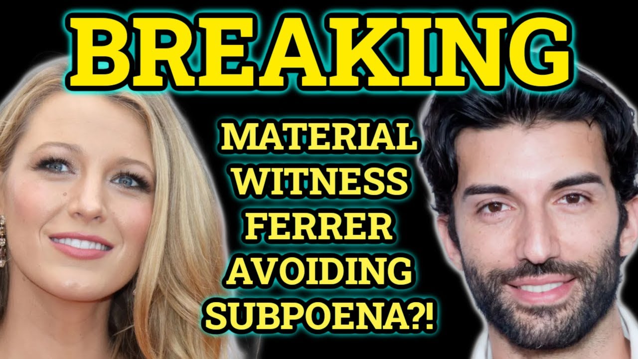 BREAKING: Material Witness Isabela Ferrer Avoiding Subpoena in Lively v. Baldoni?!