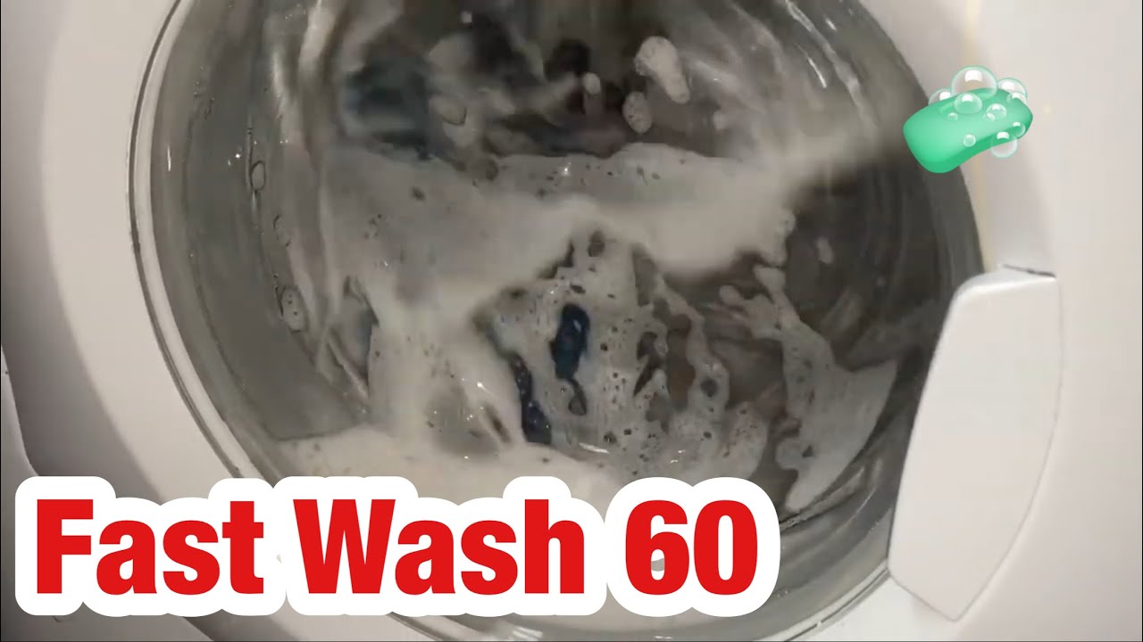 Hotpoint aquarius WF541 washing machine || Fast Wash 60