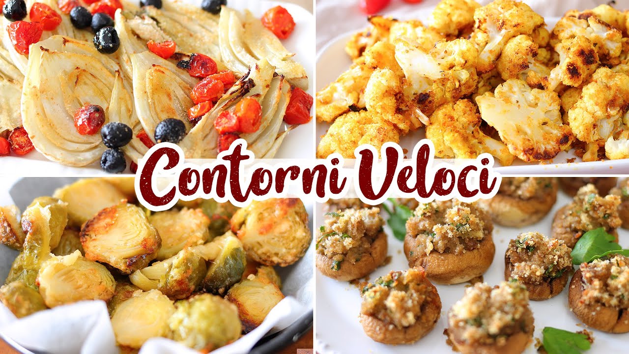 CONTORNI VELOCI al FORNO | Tante idee per il Pranzo e la Cena | Contorni per Natale | Life&Chiara