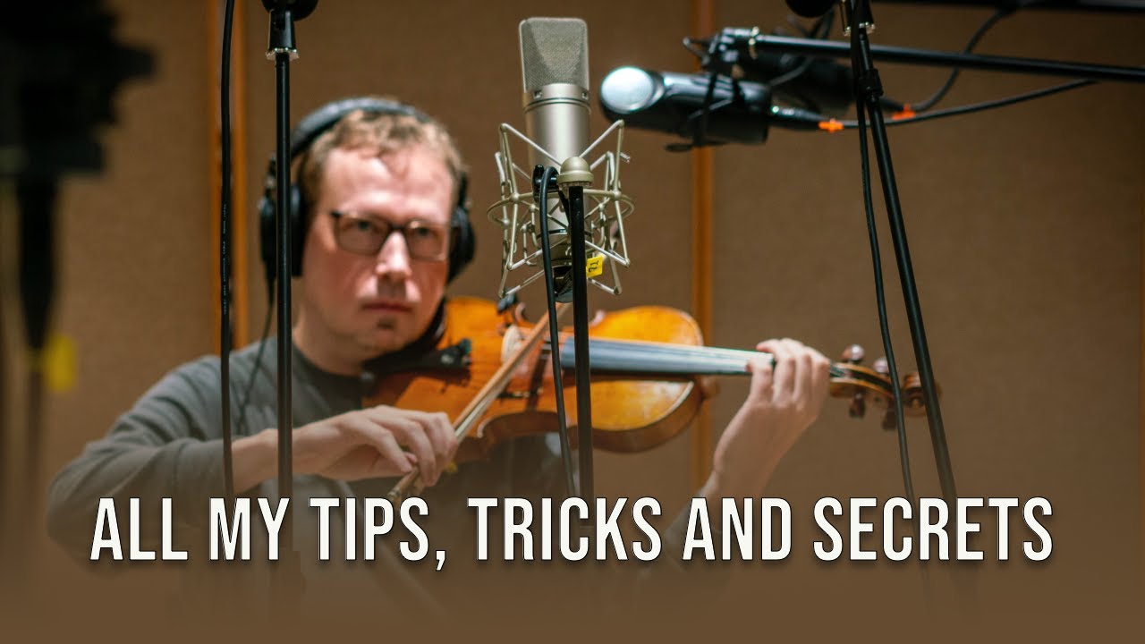 How a violin sample library is made, part one: the session