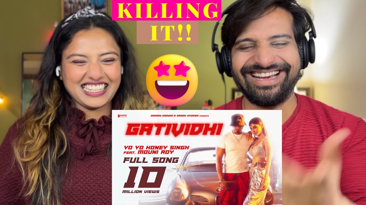GATIVIDHI | Yo Yo Honey Singh | REACTION | Funkie Couple Vlogs