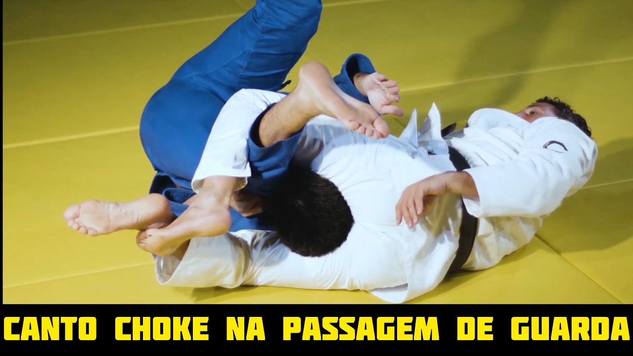 Estrangulamento Canto Choke Na Passagem De Guarda Com Flávio Canto