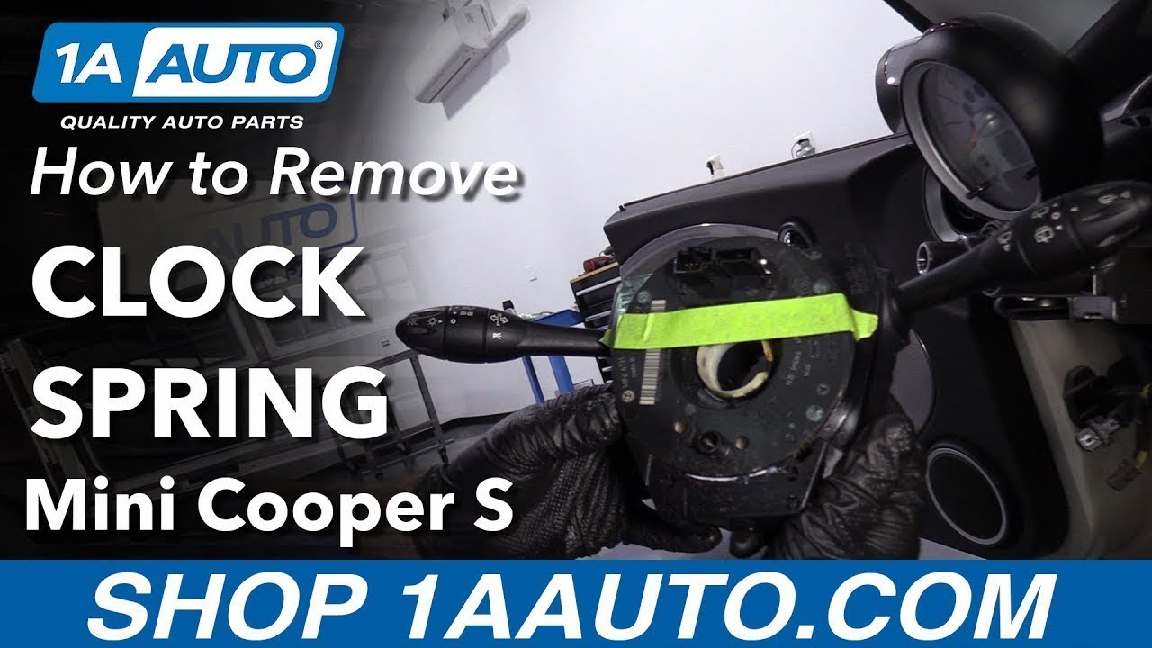 How to Remove Clock Spring 07-11 Mini Cooper S