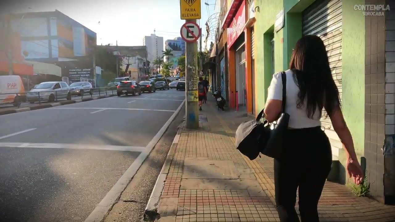 Sorocaba City Walk: Av. S&atilde;o Paulo at&eacute; o centro | Relaxing Music for Focus (Caminhada Zen 4K) 