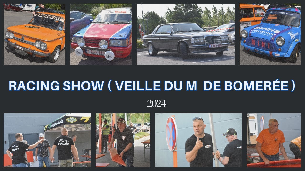 Racing Show 2024 veille du M de Bomerée