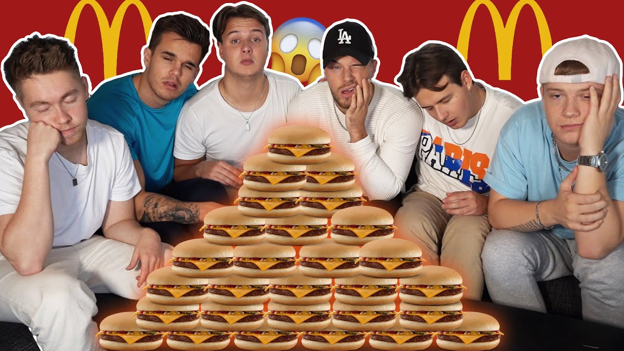 KAN GUTTERNE SPISE 100 CHEESEBURGERE?!