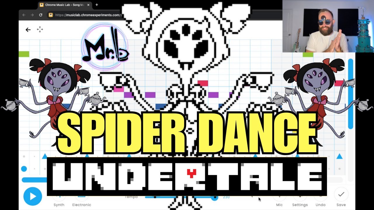 SPIDER DANCE from UNDERTALE on Chrome Music Lab