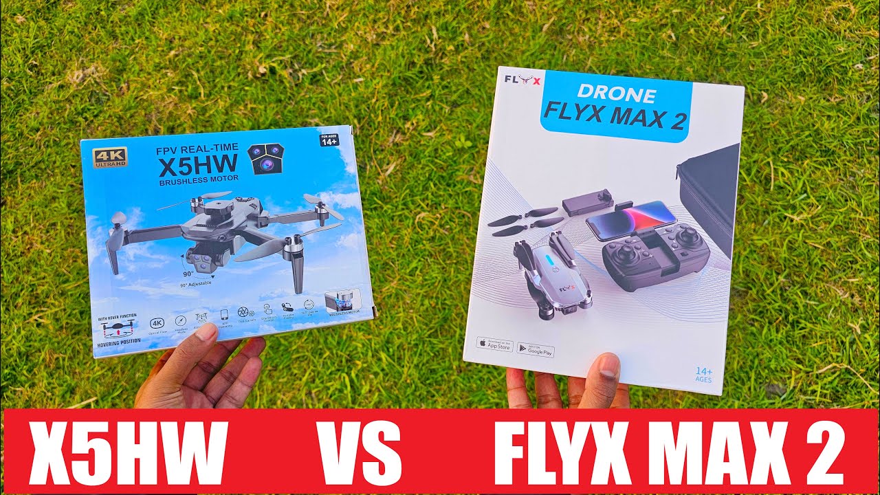 FlyX Max 2 vs X5HW Drone – REAL 4K Camera & Flight Test | Best Budget Camera Drone USA 2026