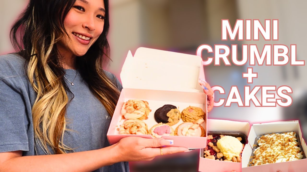 MINI CRUMBL COOKIE MUKBANG REVIEW | TASTE TEST