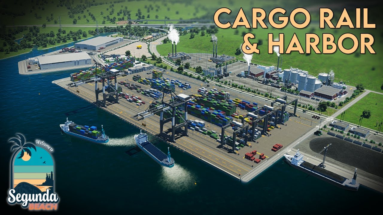This is My Most Realistic Industrial & Cargo Harbor Yet!  | SB 14