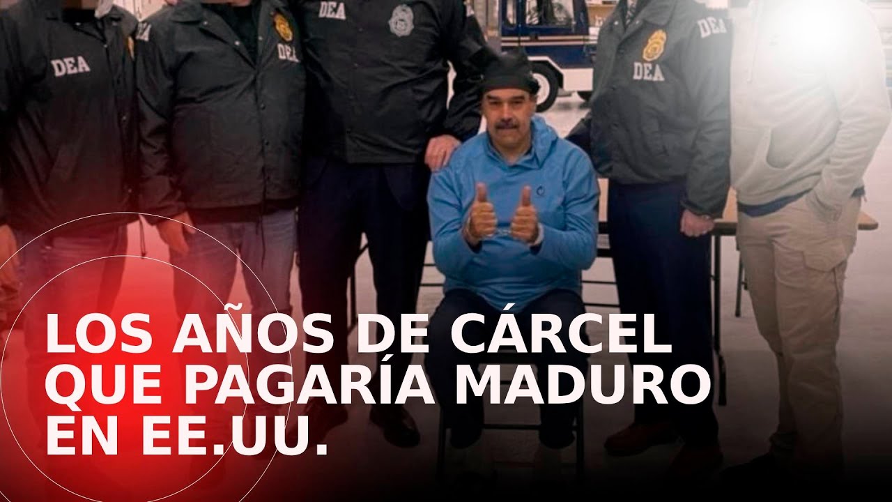 Los años de cárcel que podría pagar Nicolás Maduro en Estados Unidos