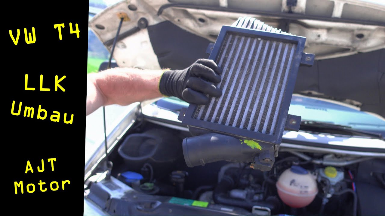 Ladeluftkühler nachrüsten am VW T4 - AJT Motor | Ben am Leben