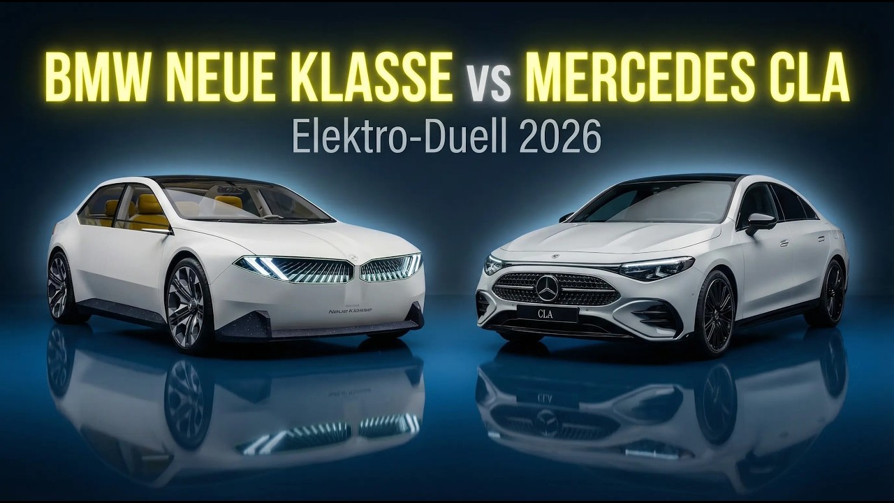 BMW i3 Neue Klasse vs. Mercedes CLA Elektro 2026 – Wer regiert die E-Kompaktklasse?