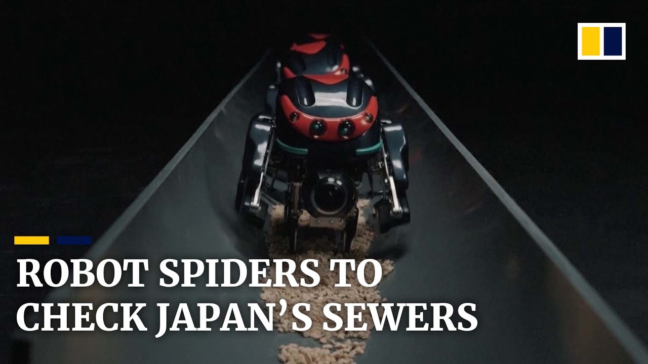 Japan’s sewer pipes may soon be crawling with spider-like inspection robots