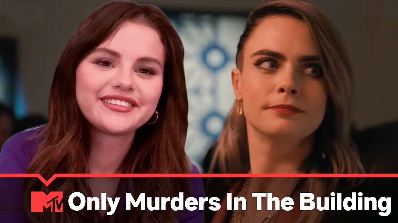 Selena Gomez On Working With On-Screen Love Interest Cara Delevingne In Only Murders | MTV Movies