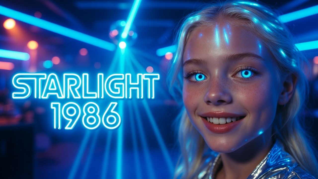 Starlight Voltage — Lost 1986 Disco Anthem | High Energy 80s Pop (Official Video)