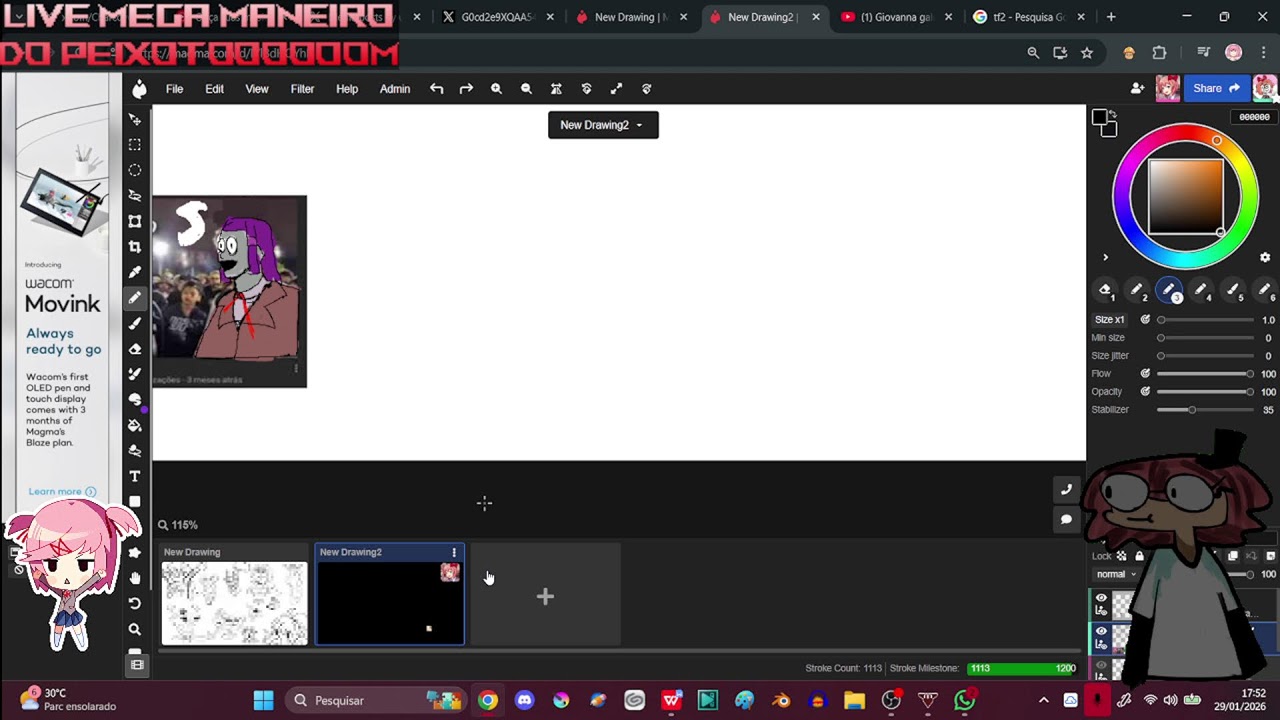 trabalhando em alguns projetos de doki doki literature club com uma participação especial!!!!!