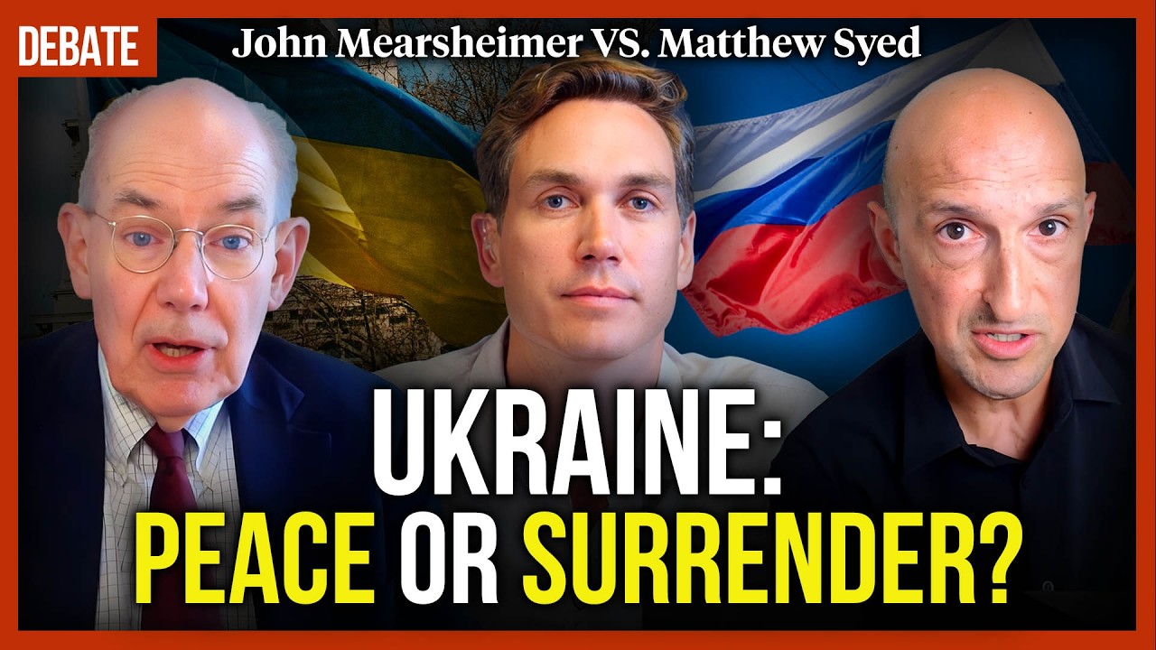 Ukraine: Peace or surrender? - with John Mearsheimer & Matthew Syed