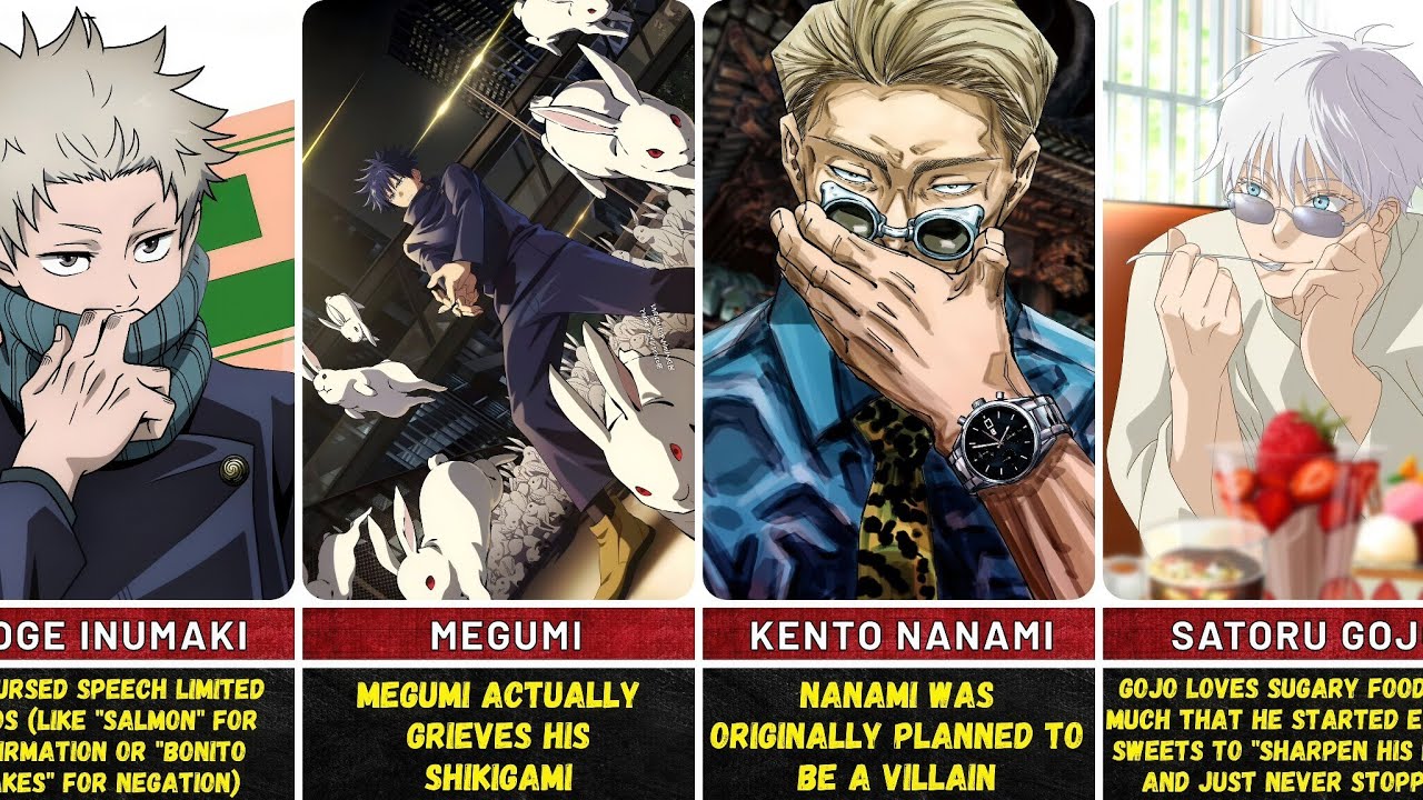 Crazy Facts About Jujutsu Kaisen Characters || Anime Gotcha