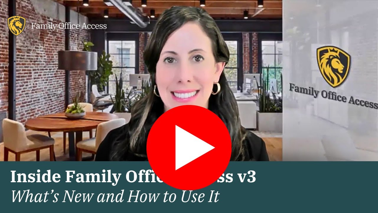 Family Office Access Platform Walkthrough: How to Navigate Data, Filters, and Profiles