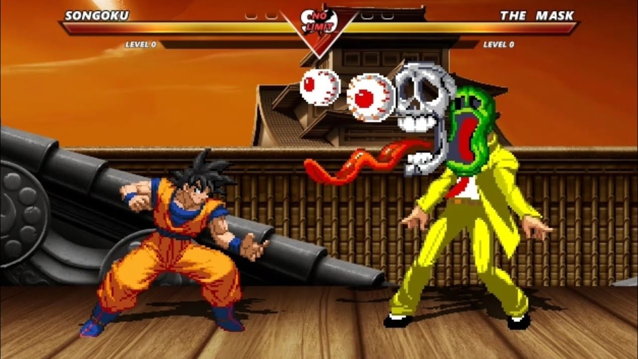GOKU vs THE MASK - High Level Insane Fight !