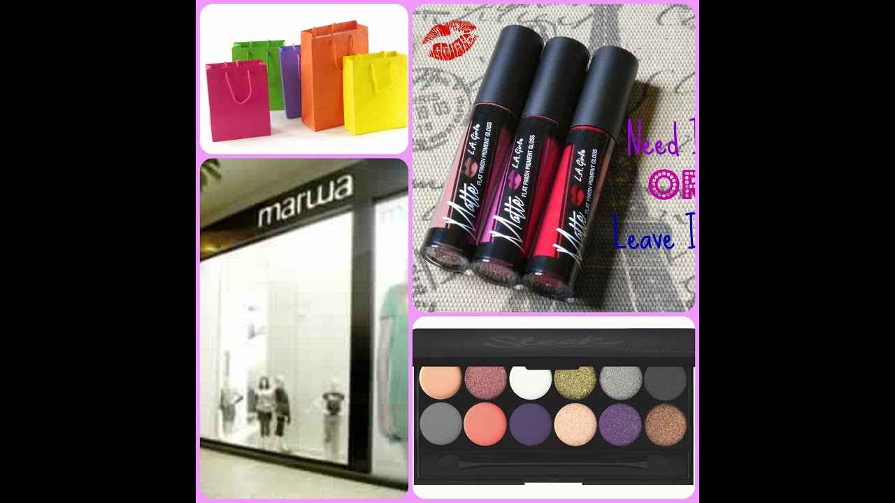 HAUL TIME: Mes achats du mois derniers ( Marwa, lierac, sleek, LA girl...)