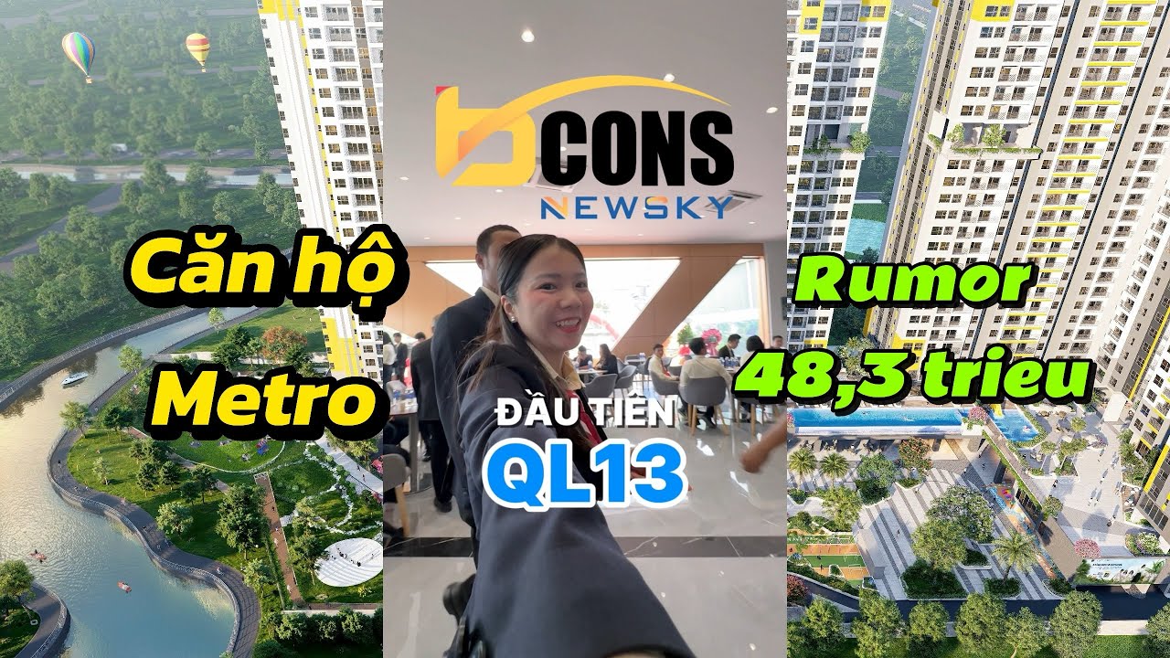 Review nhanh 3 căn nh&agrave; mẫu dự &aacute;n Bcons Newsky - DA đầu ti&ecirc;n Bcons tr&ecirc;n trục QL13 Rumor 48,3 triệu/m&sup2;